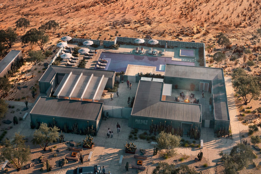 The Reset hotel near the Joshua Tree National Park in the US was built to give the impression of a settlement on Mars. Photo: TNS