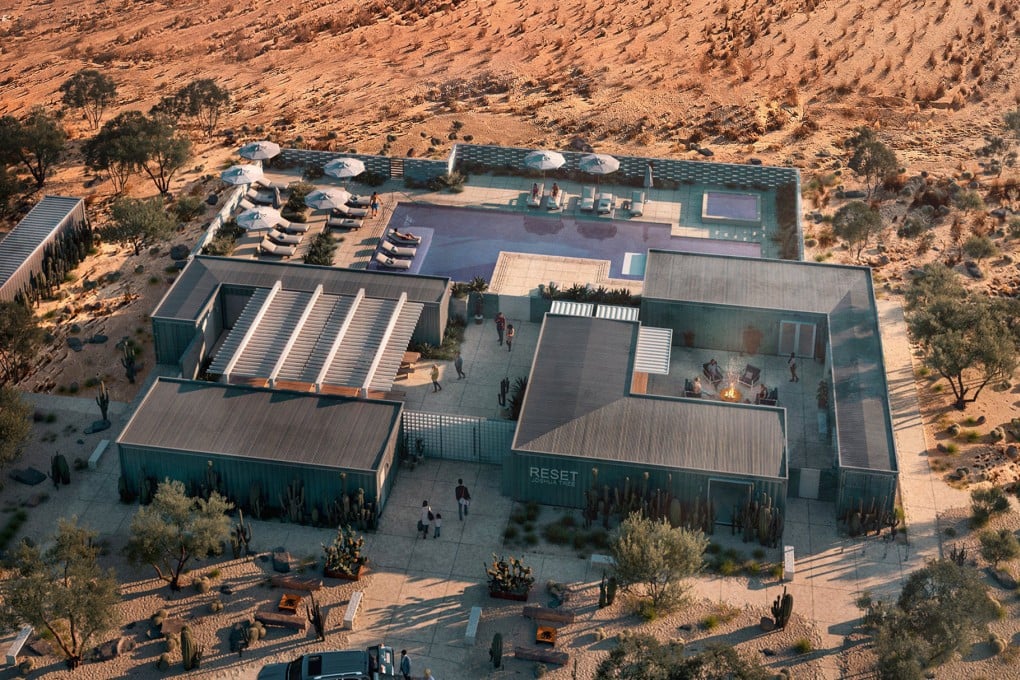The Reset hotel near the Joshua Tree National Park in the US was built to give the impression of a settlement on Mars. Photo: TNS