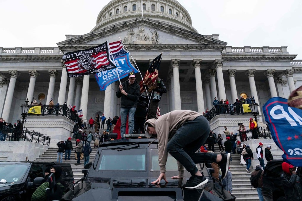 Pro-Trump rioters storming the US Capitol on January 6, 2021, in Washington DC. File photo: AFP