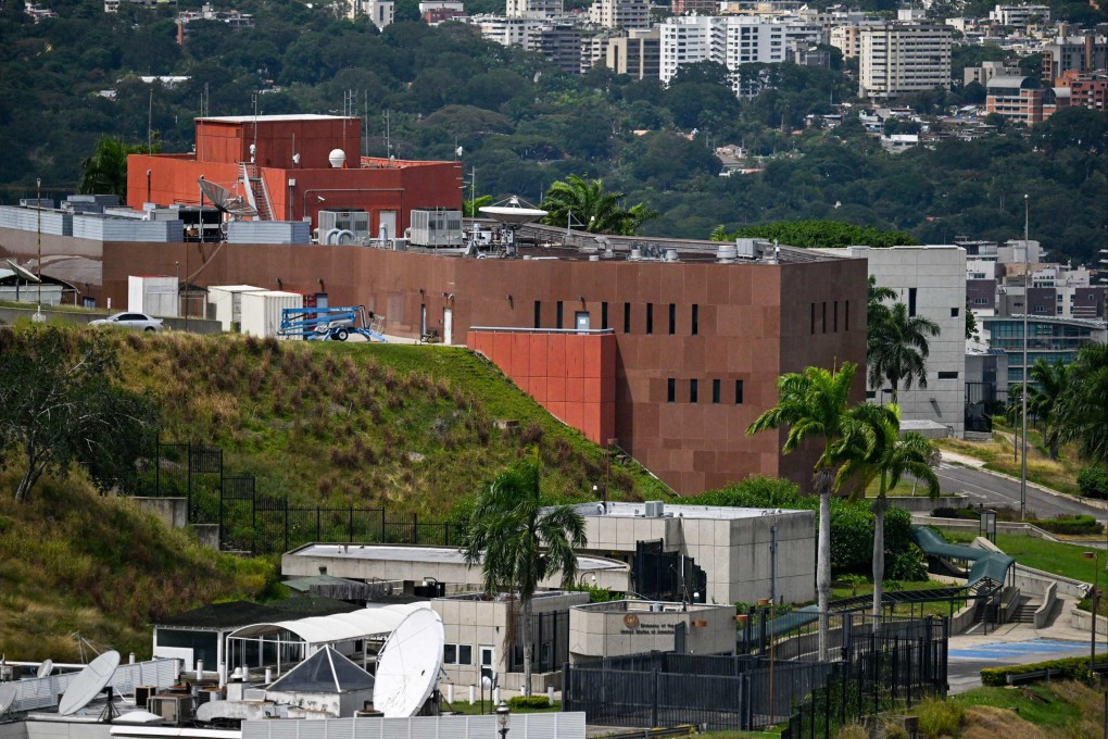 The shuttered US embassy in Caracas, Venezuela. Photo: AFP
