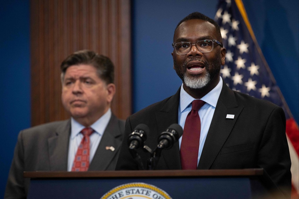 Trump escalates attacks, calls for jailing Democratic Chicago mayor,  Illinois governor | South China Morning Post