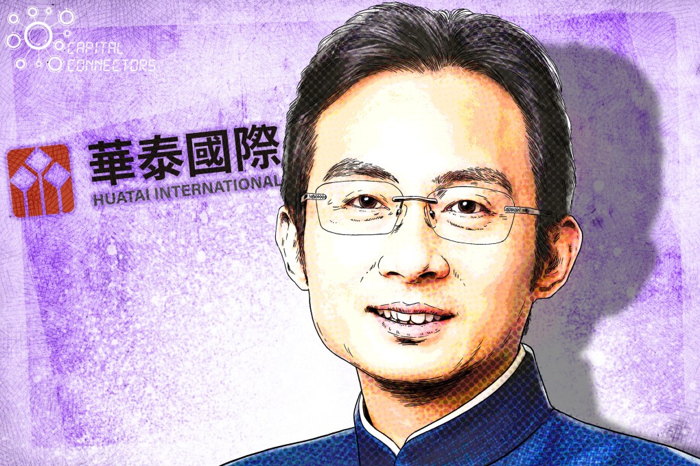 Wang Lei, CEO of Huatai Financial Holdings. Illustration: Lau Ka-kuen