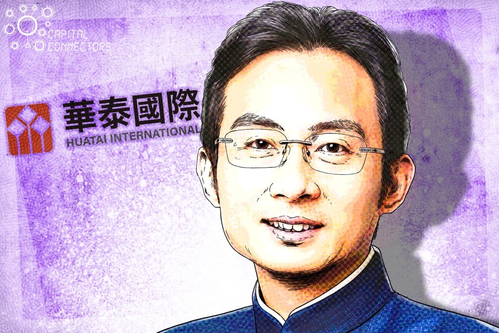 Wang Lei, CEO of Huatai Financial Holdings. Illustration: Lau Ka-kuen