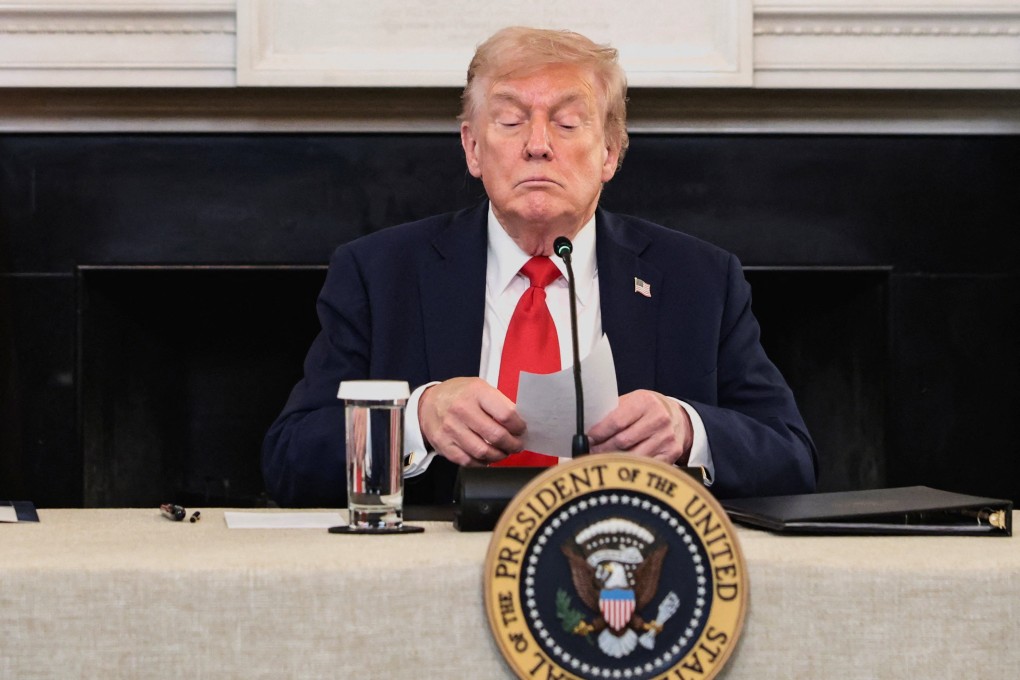 US President Donald Trump at the White House on Wednesday. Photo: Reuters