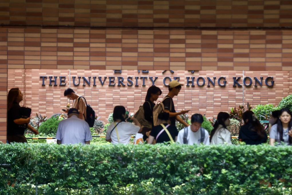Students walk through the campus of the University of Hong Kong on September 19. Photo: Jonathan Wong