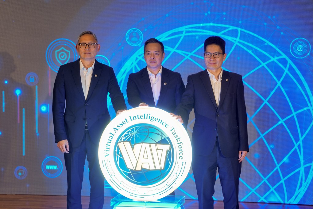 (From left) Undersecretary for Security Michael Cheuk, Commissioner of Police Joe Chow and Undersecretary for Financial Services and the Treasury Joseph Chan. Photo: Elson Li