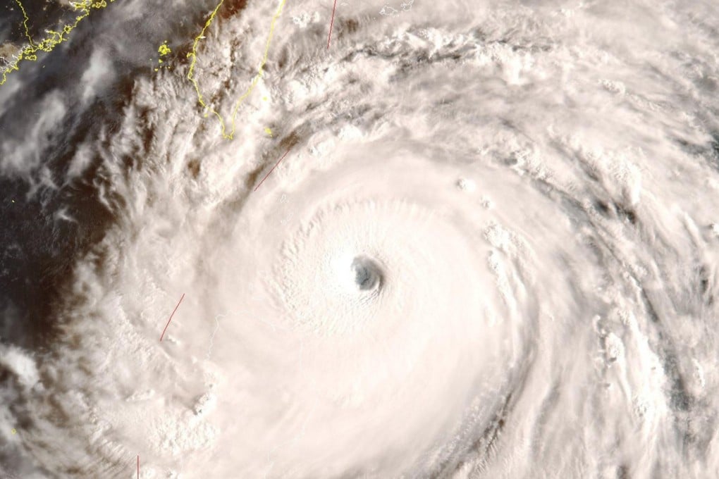 A satellite image of Super Typhoon Ragasa, which was called Nando in the Philippines. Photo: SCMP