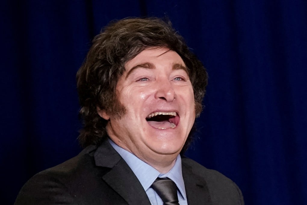 Argentina’s President Javier Milei during a meeting with US President Donald Trump in New York in September. Photo: Reuters