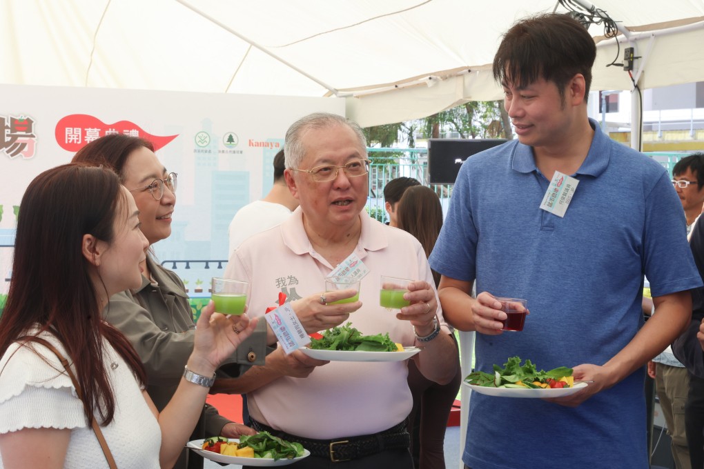 Tommy Cheung (centre) has been a lawmaker since 2000 and currently represents the catering sector. Photo: Edmond So