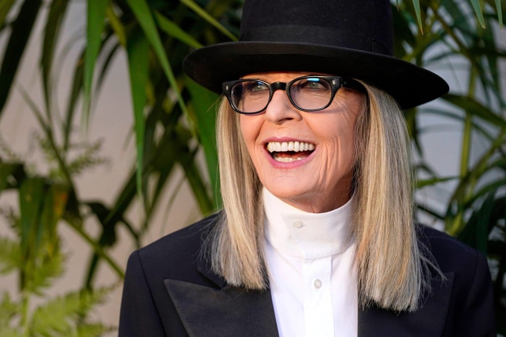 Diane Keaton appears at the Ralph Lauren Spring 2023 Fashion Experience in Pasadena, California, in October 2022. Photo: AP