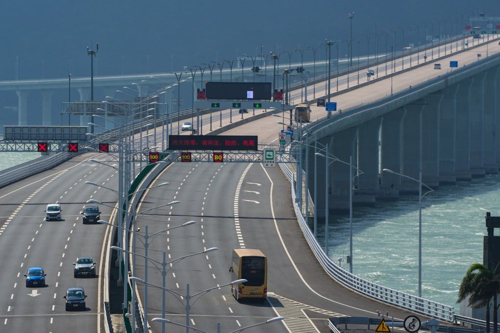 Northbound travel under the scheme is currently only possible using the Hong Kong-Zhuhai-Macau Bridge. Photo: Eugene Lee