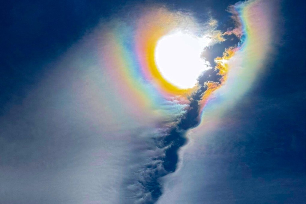 The forecaster shared images of the clouds on its social media post. Photo: Handout