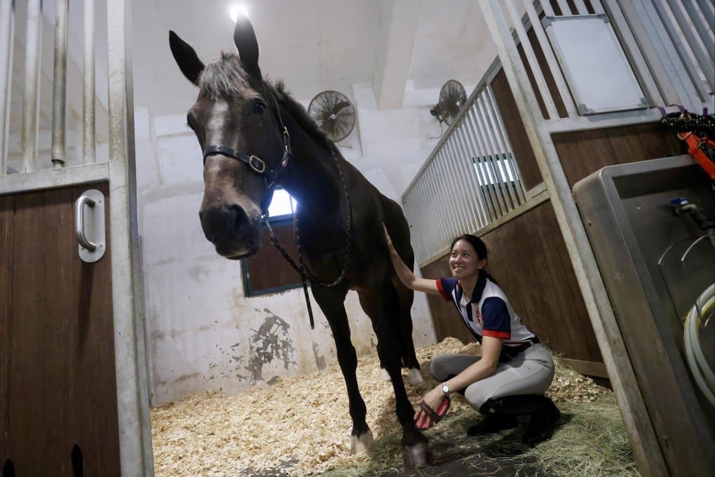 Hong Kong equestrian Jacqueline Lai at Tuen Mun Public Riding School. Photo: Jonathan Wong