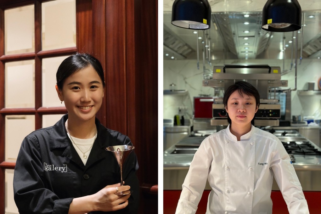 From left: Niko Huang (The Gallery), Tong Wu (8½ Otto e Mezzo Bombana Macau) and Dongni Xu (Alain Ducasse at Morpheus). Photos: Handout