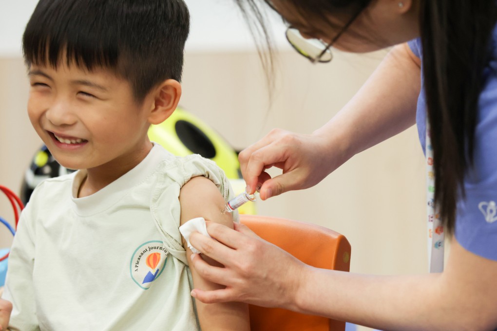 Specialists have called on Hong Kong schools and parents to bring forward vaccination appointments for pupils and children. Photo: Yik Yeung-man