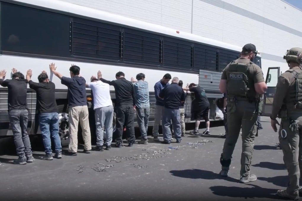 The Hyundai plant has been in the limelight since an immigration raid by US Immigration and Customs Enforcement last month. Photo: ICE via AFP