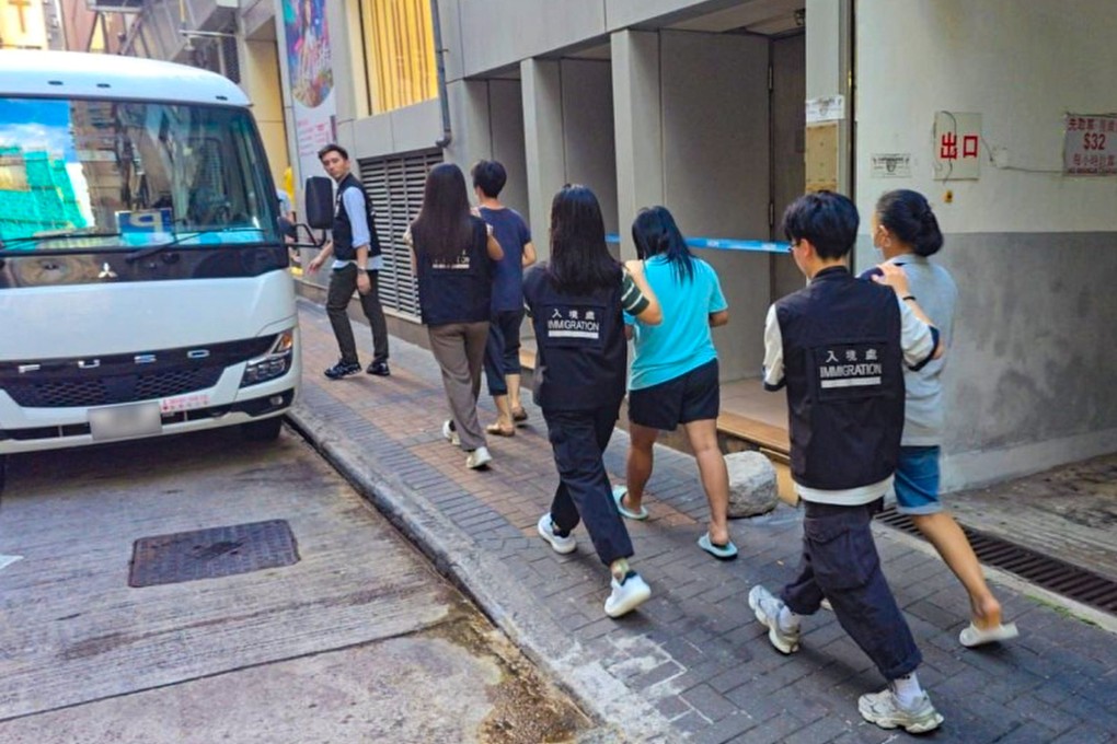 The suspected illegal workers were all female, mainly of Indonesian or Filipino nationality, aged between 26 and 43, an immigration officer has said. Photo: Handout