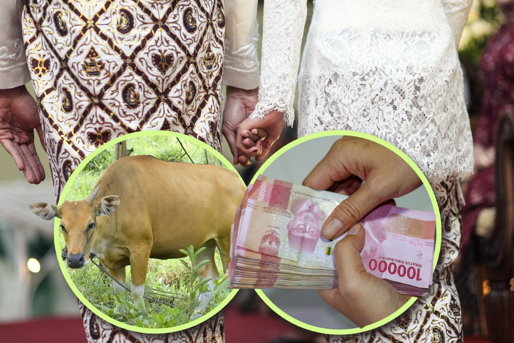 An Indonesian man settled a row with his cheating wife by handing her over to her lover in return for cash and a single cow. Photo: SCMP composite/Shutterstock