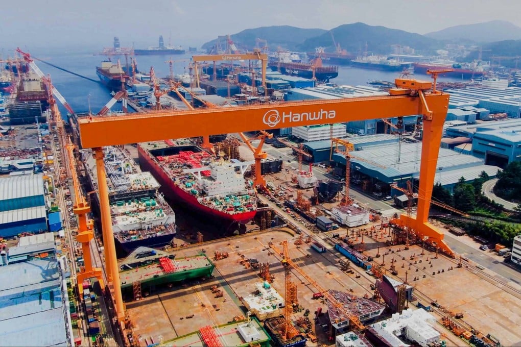 Hanwha Ocean stands accused of aiding Washington in its curbs on Chinese shipping. Photo: handout