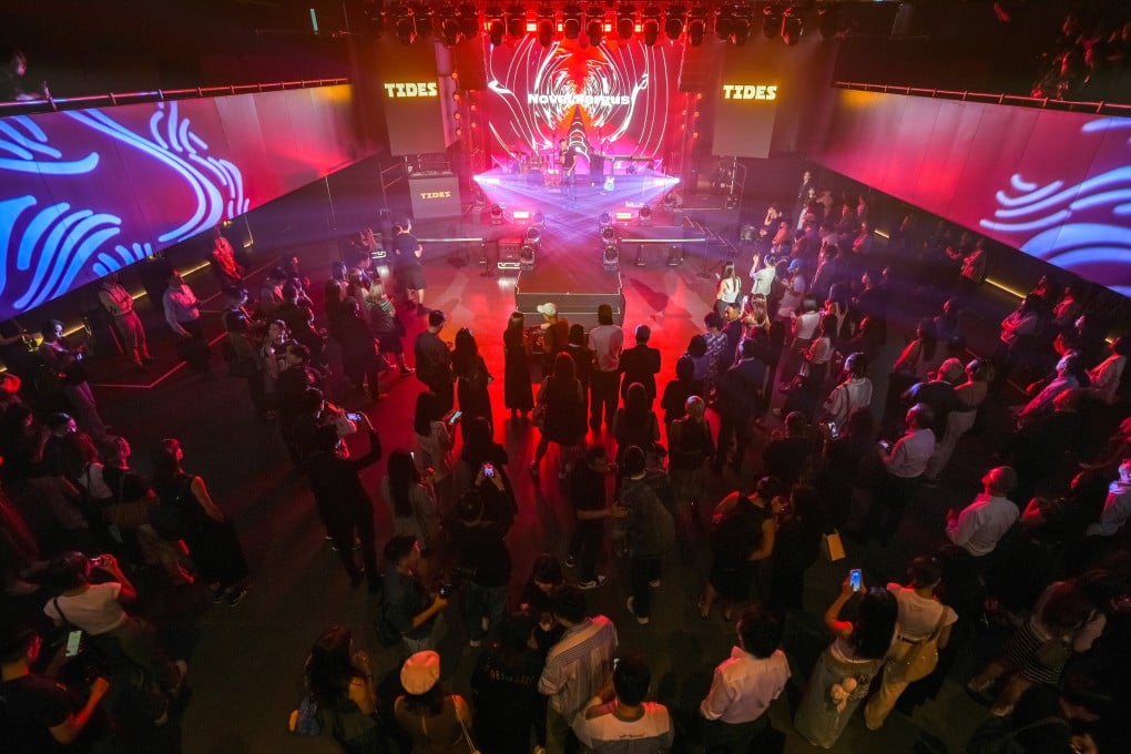 Local rapper Novel Fergus performs on the opening night of Tides. Photo: Eugene Lee