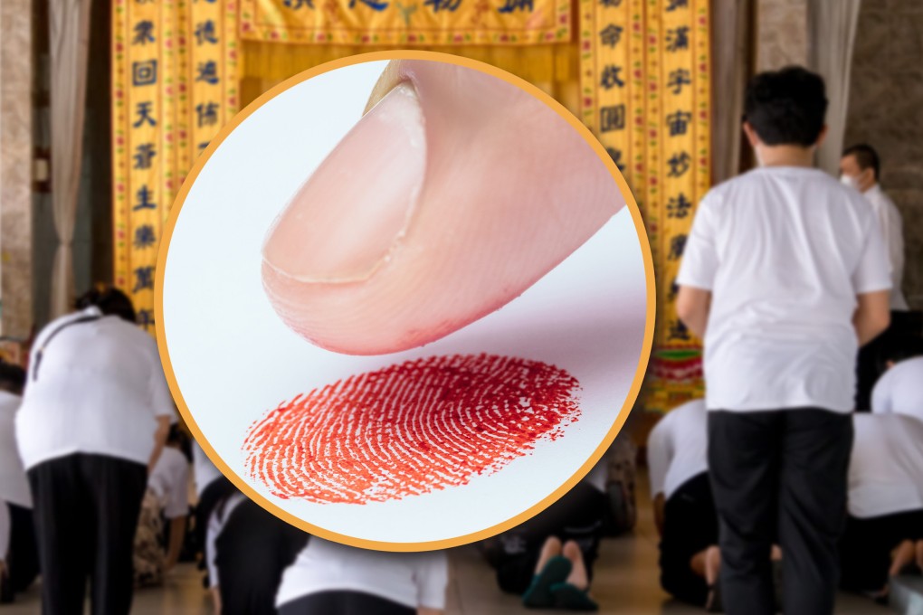 A woman in Taiwan was caught taking fingerprints from a dead person which she planned to use to forge a promissory note. Photo: SCMP composite/Shutterstock