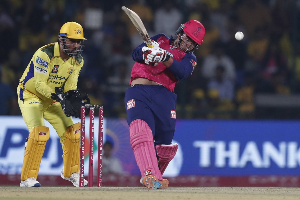 Rajasthan Royals’ Vaibhav Suryavanshi (right) bats against the Chennai Super Kings in an Indian Premier League match in New Deli in May. Photo: Reuters