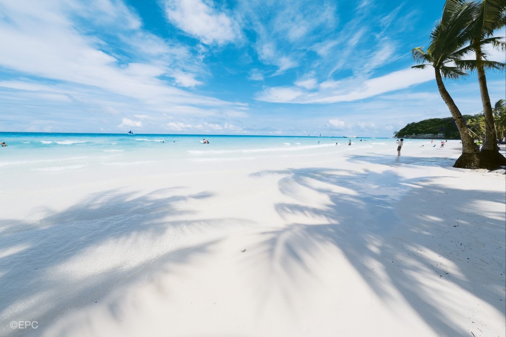 The pristine sands of White Beach, which forms one of the main stretches of coastline on Boracay Island. Boracay was named Asia’s Leading Luxury Island Destination at the 2025 World Travel Awards. Photo: Department of Tourism – Philippines