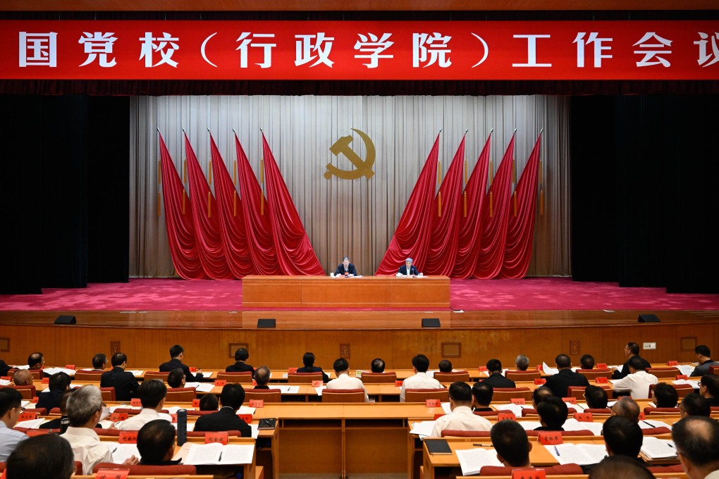 Chen Xi, president of the Party School of the Communist Party Central Committee, delivers a speech in Beijing on September 28. Photo: Xinhua