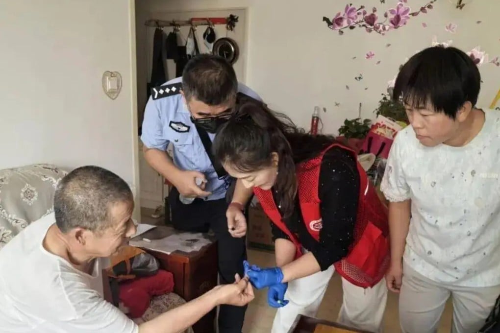 Police in Inner Mongolia have provided few details about a plan to create a DNA database using blood samples collected from men. Experts say China needs better legal safeguards to govern such initiatives. Photo: Handout