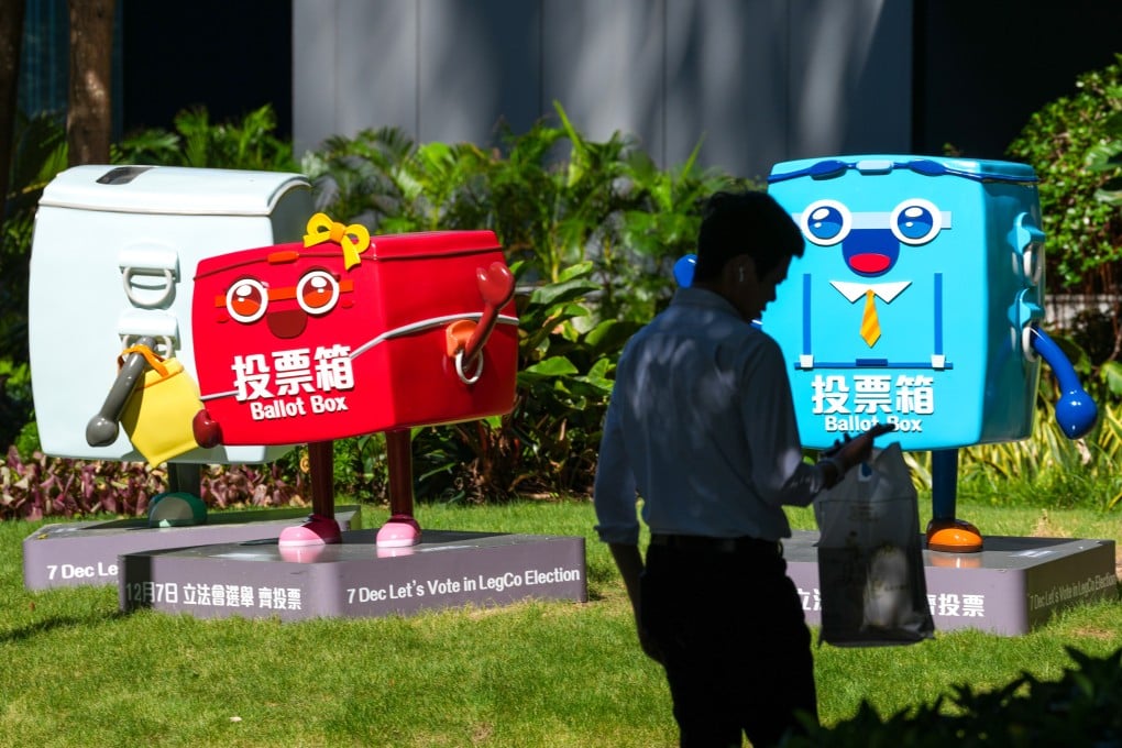 The Legislative Council election will take place on December 7. Photo: Jelly Tse