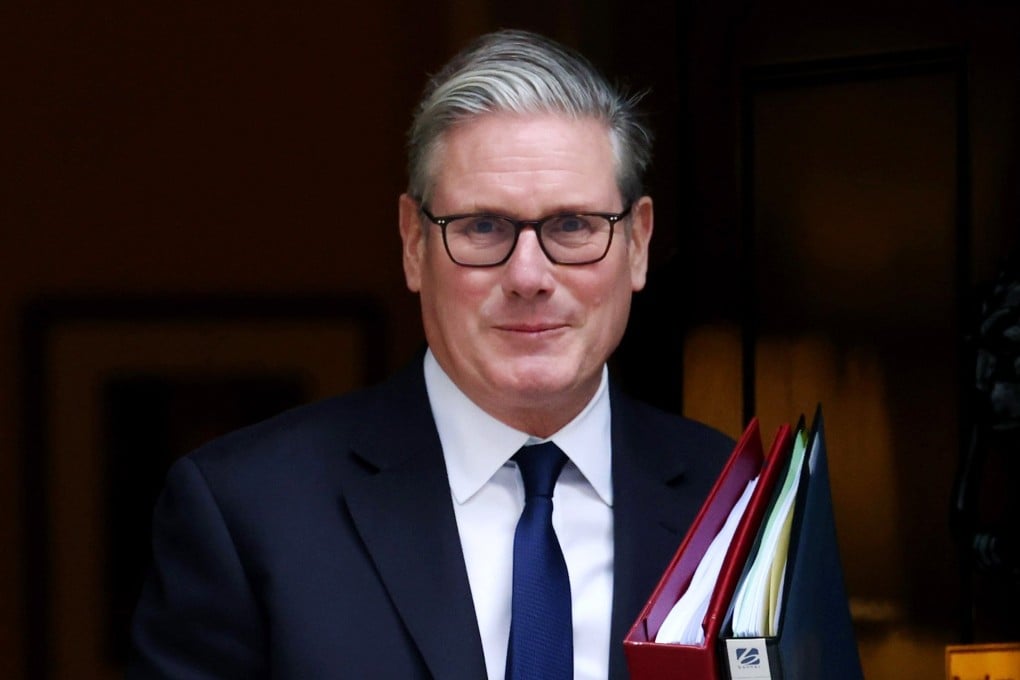British Prime Minister Keir Starmer departs 10 Downing Street for Prime Minister’s Questions (PMQs) at Parliament in London, Britain on Wednesday. Photo: EPA