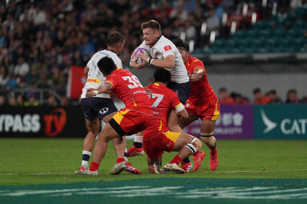 Liam Herbert is eyeing a chance to get one over on China this weekend. Photo: Elson Li