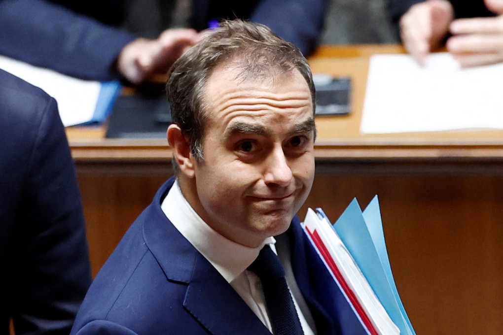 French Prime Minister Sebastien Lecornu arrives for the result of the second vote on a no-confidence motion at the National Assembly in Paris, France on Thursday. Photo: Reuters