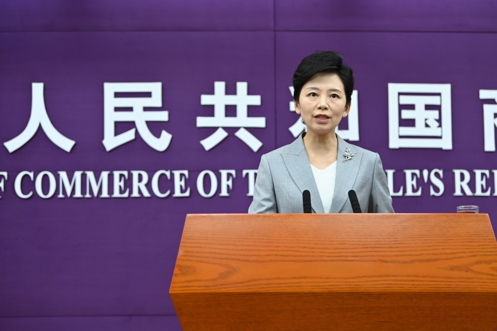 He Yongqian, spokeswoman for China’s Ministry of Commerce, defended the country’s rare earth export controls at a press conference. Photo: dpa