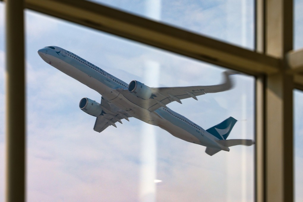 A Cathay Pacific Airways plane takes off from Hong Kong airport. Photo: Dickson Lee