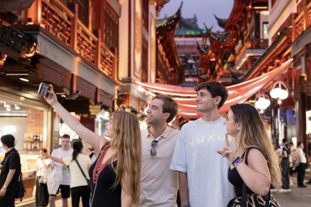 Foreign tourists in China. Photo: Xinhua