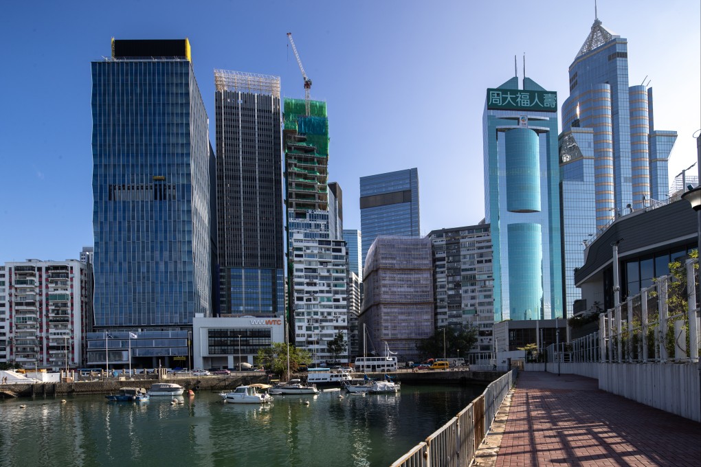 One Causeway Bay (left) office tower in Causeway Bay on October 17, 2025. Photo: Robert Ng