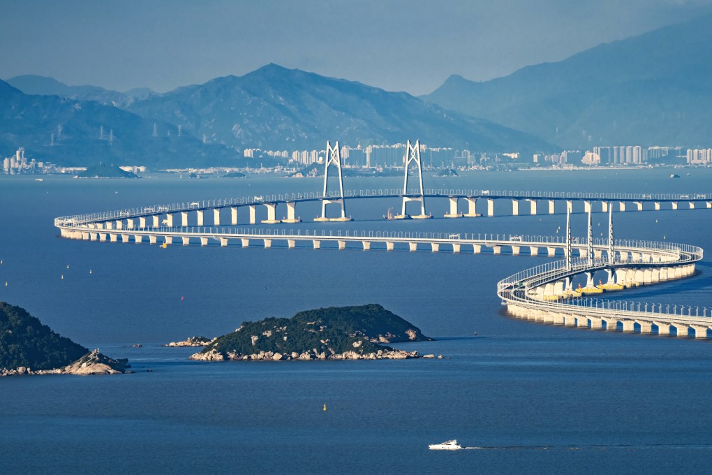 The Zhuhai section of the Hong Kong-Zhuhai-Macau Bridge is pictured on June 12, 2020. Photo: VCG via Getty Images