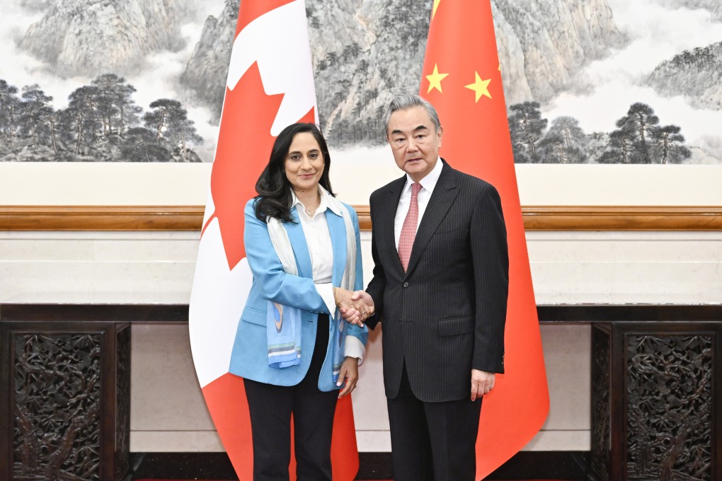 Chinese Foreign Minister Wang Yi has described Canadian counterpart Anita Anand’s visit to Beijing as a “fresh start” for ties. Photo: Xinhua