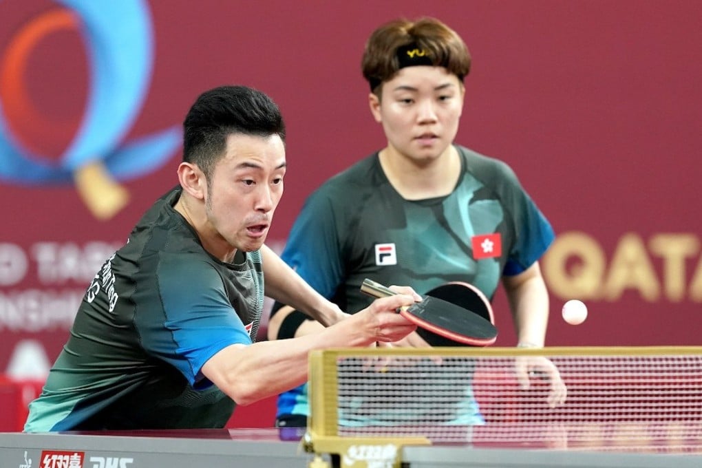 Wong Chun-ting (left) and Doo hoi-kem are considered to be Hong Kong’s best hopes for a table tennis medal at the National Games. Photo: WTT