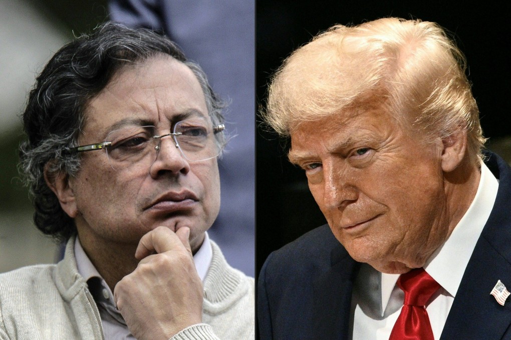 Colombia’s President Gustavo Petro, left, and US President Donald Trump. Photo: AFP