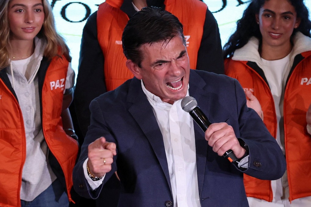 Bolivia’s President-elect Rodrigo Paz on Sunday. Photo: Reuters