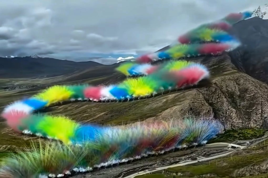 Outdoor apparel brand Arc’teryx worked with Chinese artist Cai Guo-qiang to set off fireworks at the foot of the Himalayas in a publicity stunt in September. Photo: Handout