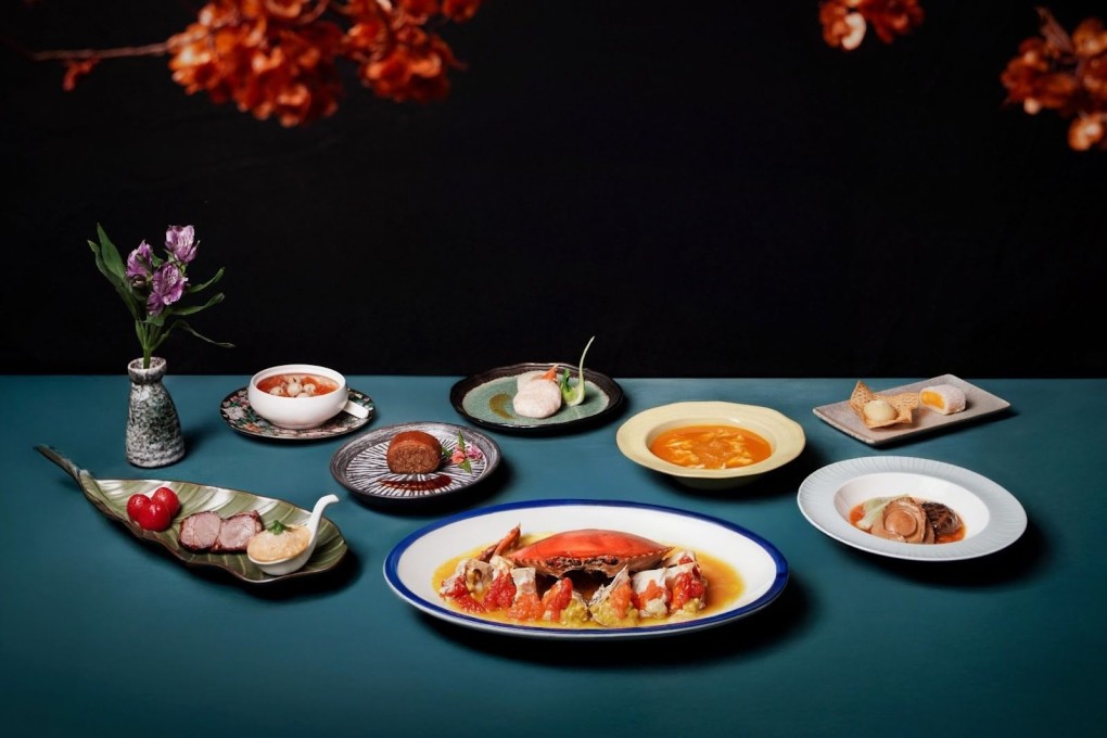 The seasonal crab set menu at Yat Tung Heen in Eaton, Hong Kong. Photo: Handout
