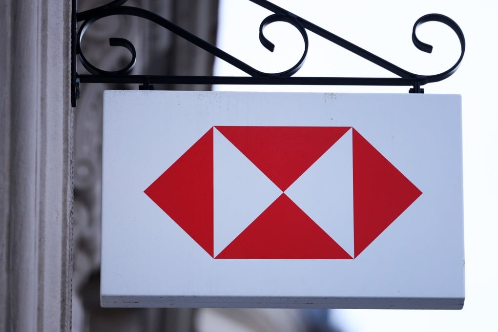 A sign outside of an HSBC bank in London. The bank is undertaking its biggest overhaul in a decade. Photo: EPA