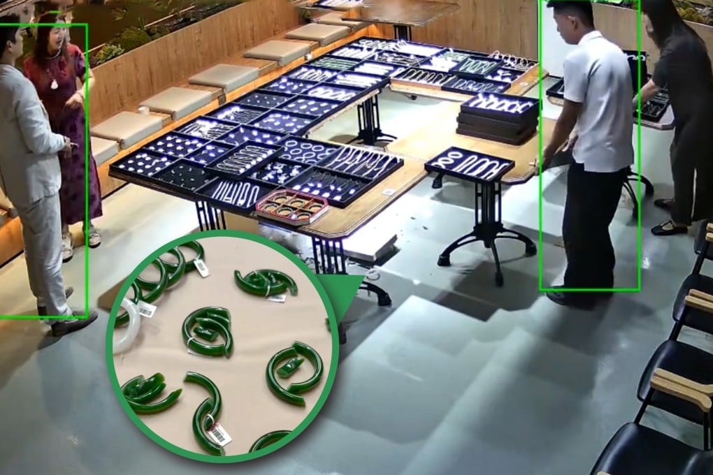 A shop clerk accidentally broke jade bangles worth over 1 million yuan, but the owner chose not to seek compensation. Photo: Douyin