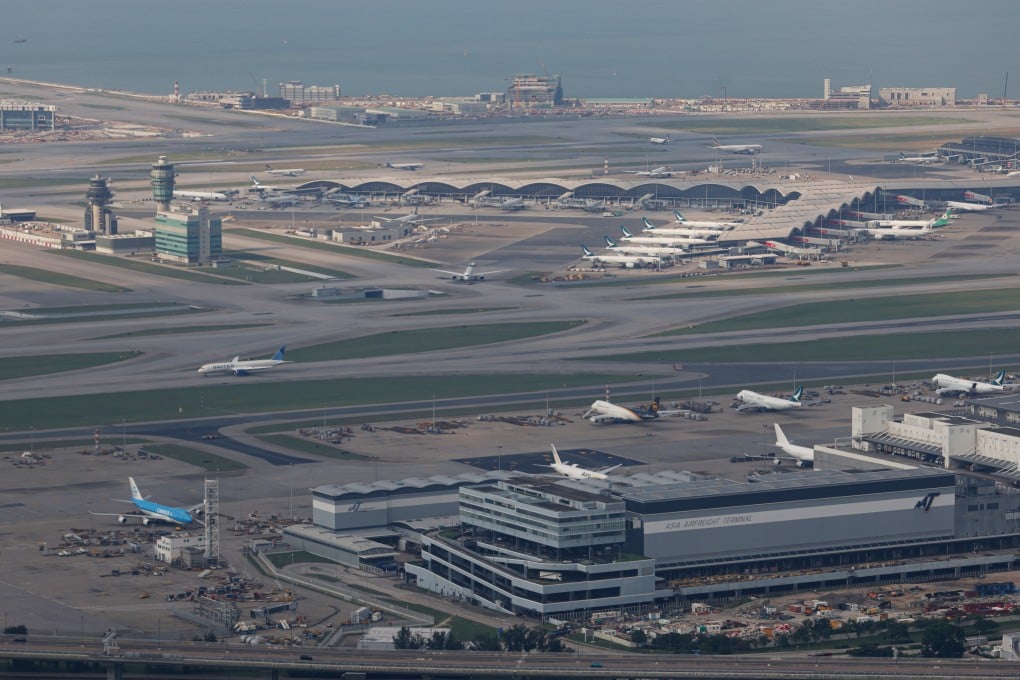 A general view of the Hong Kong International Airport. Photo: Eugene Lee