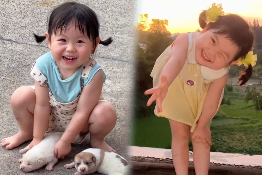 A four-year-old internet celebrity with 20 million followers is suffering from severe cyberbullying and facing harsh insults. Photo: Douyin