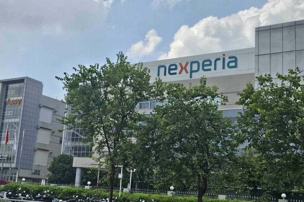 A view of Dutch chipmaker Nexperia’s factory in China’s southern Guangdong province. The Dutch government seized control of the Chinese-owned company in late September. Photo: Coco Feng