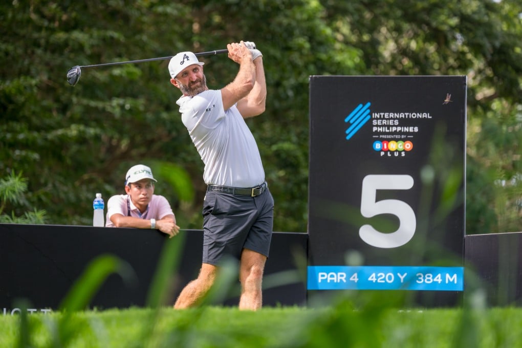 Wednesday’s pro-am was the first time Dustin Johnson had played the Sta Elena Golf Club course that will host this week’s International Series Philippines. Photo: Asian Tour